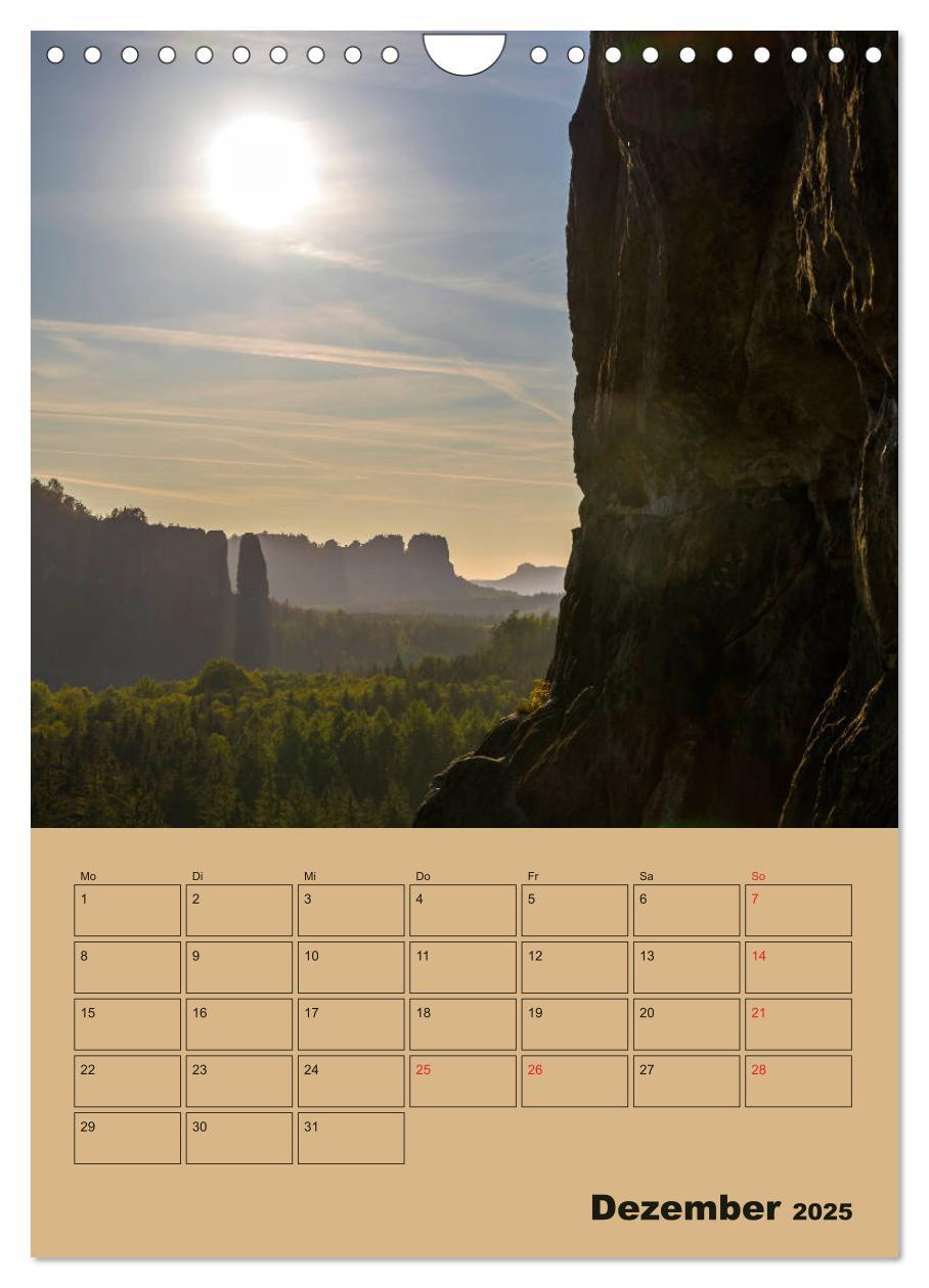 Bild: 9783435972197 | Zauberhafte Sächsische Schweiz (Wandkalender 2025 DIN A4 hoch),...