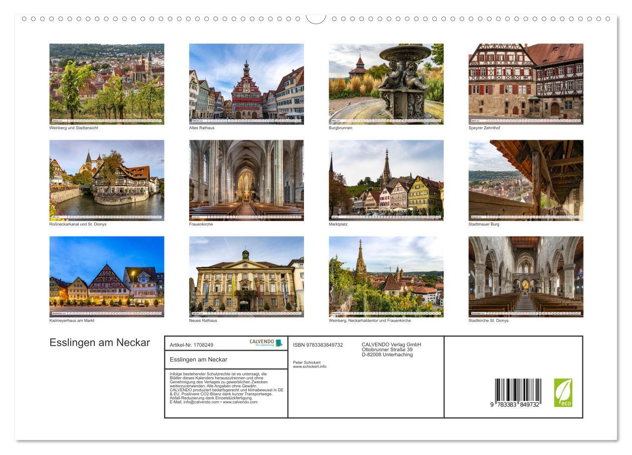 Bild: 9783383849732 | Esslingen am Neckar (hochwertiger Premium Wandkalender 2025 DIN A2...