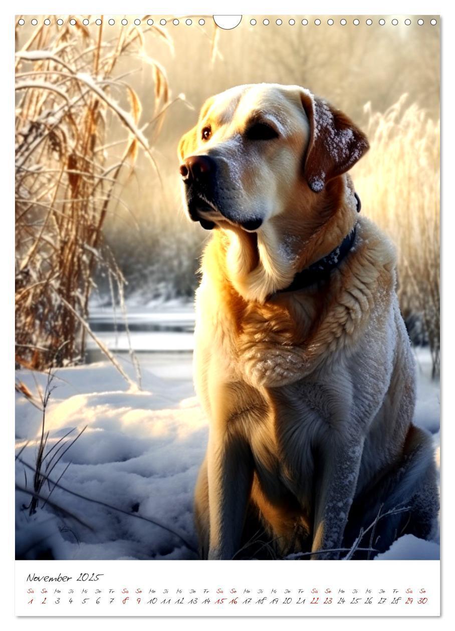 Bild: 9783435876891 | Der Labrador (Wandkalender 2025 DIN A3 hoch), CALVENDO Monatskalender