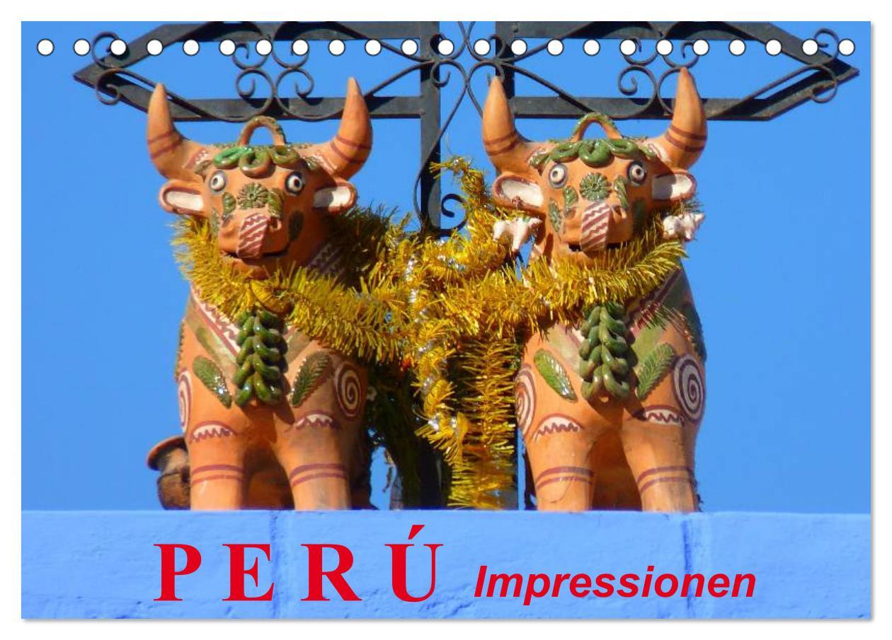 Cover: 9783435742752 | Perú. Impressionen (Tischkalender 2025 DIN A5 quer), CALVENDO...