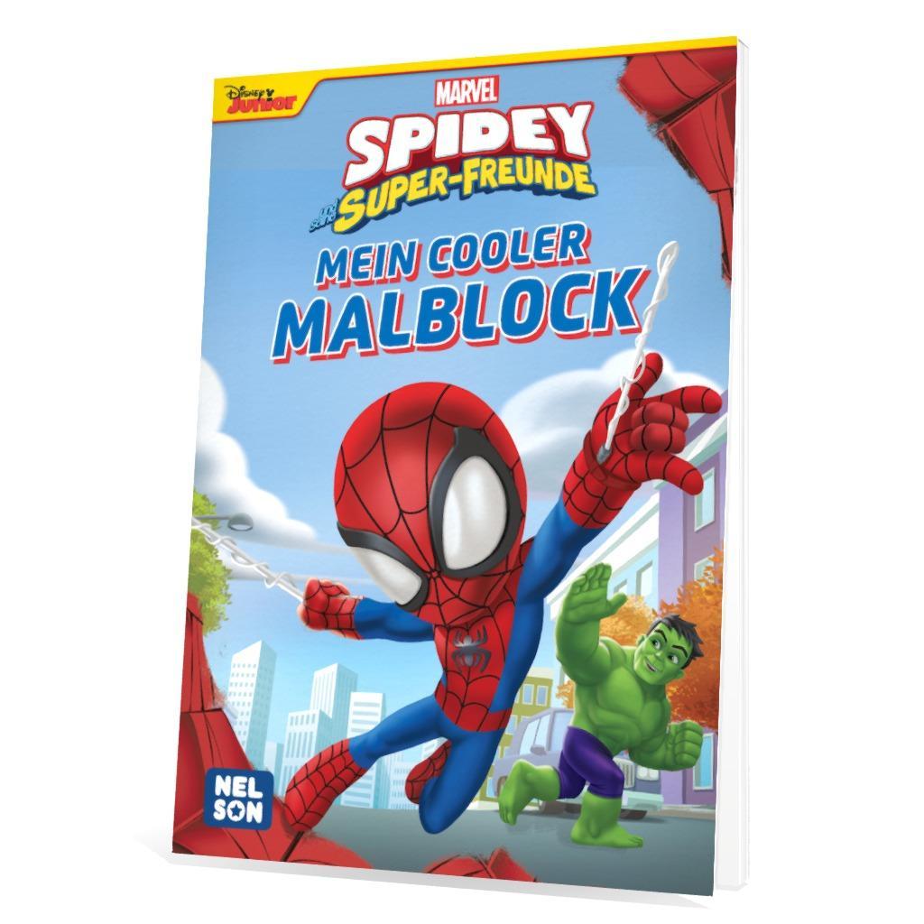 Bild: 9783845123714 | MARVEL Spidey und seine Superfreunde: Mein cooler Malblock | Malblock