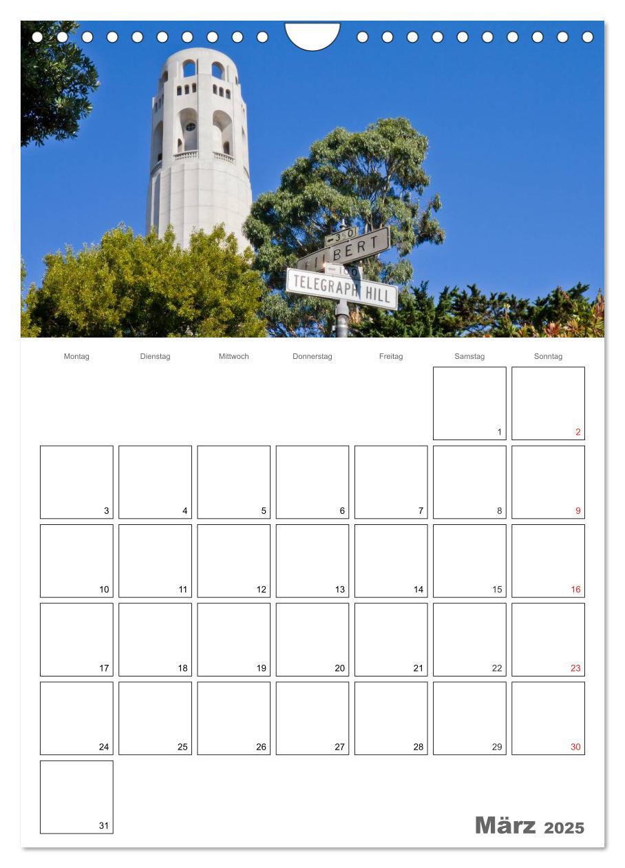 Bild: 9783457029183 | SAN FRANCISCO Terminplaner (Wandkalender 2025 DIN A4 hoch),...