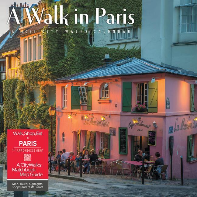 Cover: 9781549241222 | A Walk in Paris 2025 12 X 12 Wall Calendar | Willow Creek Press | 2025