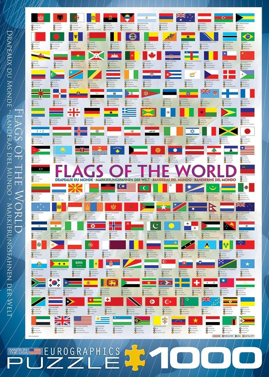 Bild: 628136601283 | Flags of the World | Spiel | 601283 | Englisch | 2022 | Eurographics