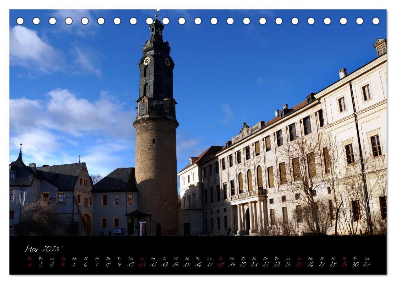 Bild: 9783435833382 | Weimar (Tischkalender 2025 DIN A5 quer), CALVENDO Monatskalender