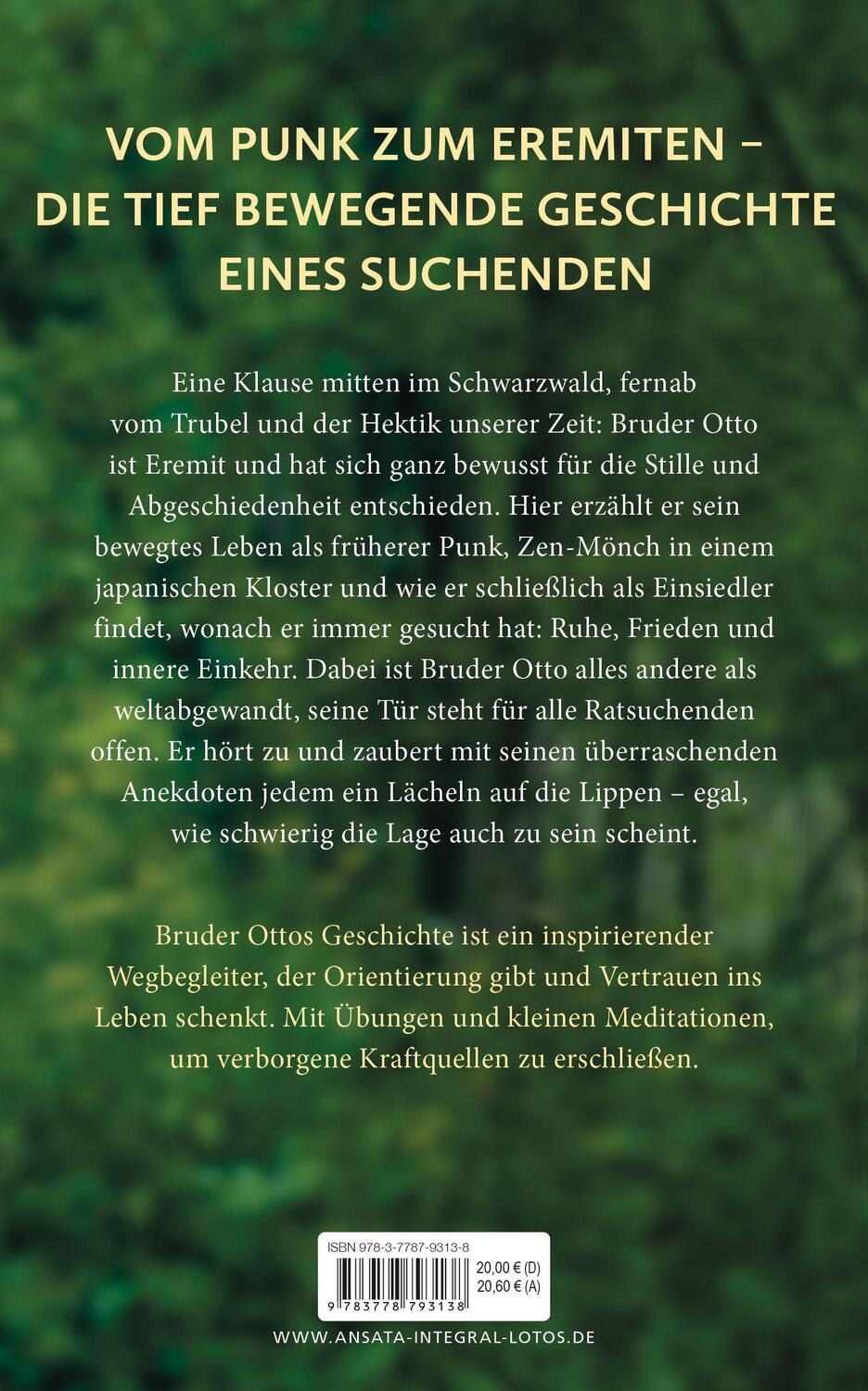 Bild: 9783778793138 | Fern der Welt und doch mittendrin - Mein Leben als Eremit | Buch