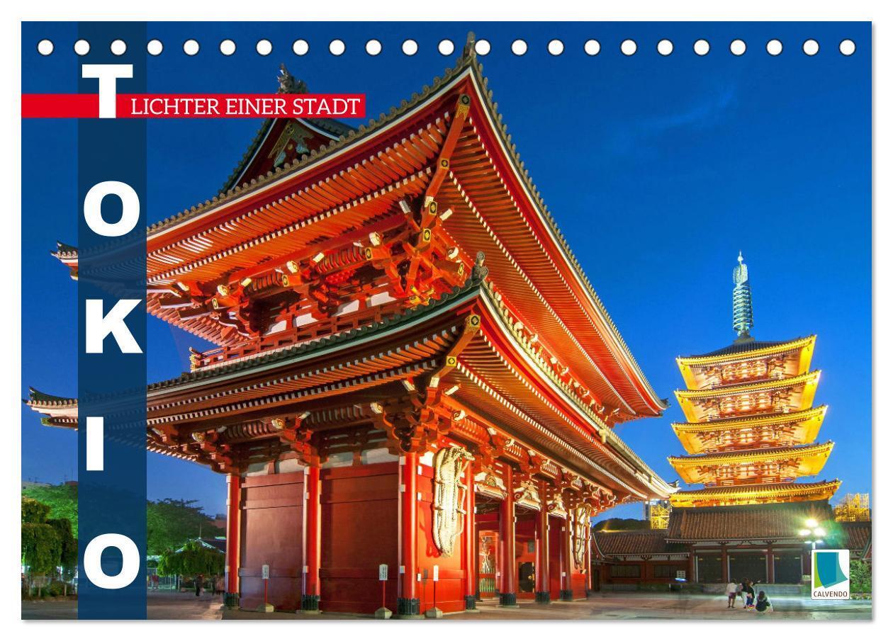 Cover: 9783457199770 | Tokio: Lichter einer Stadt (Tischkalender 2025 DIN A5 quer),...