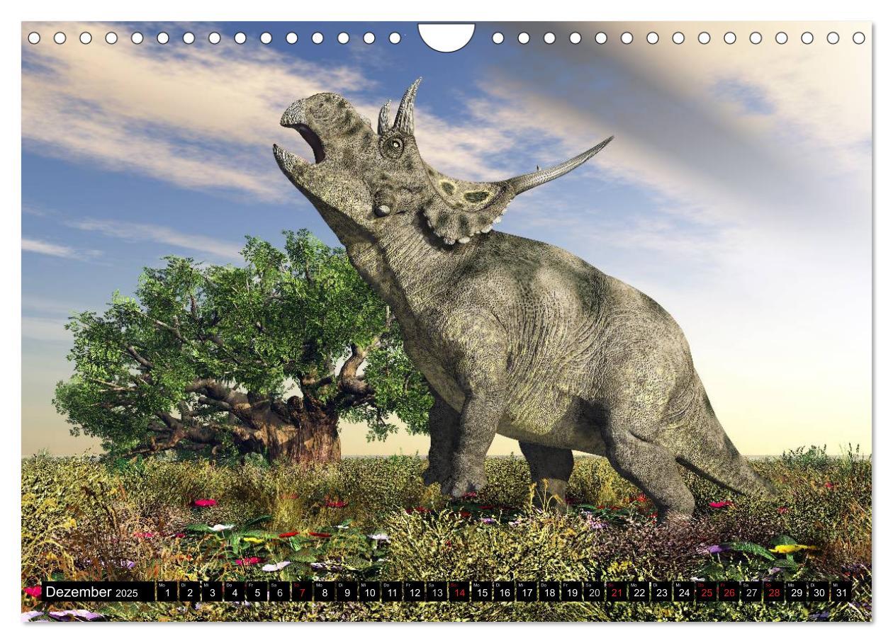 Bild: 9783435568208 | Dinosaurier. Urzeitliche Giganten (Wandkalender 2025 DIN A4 quer),...