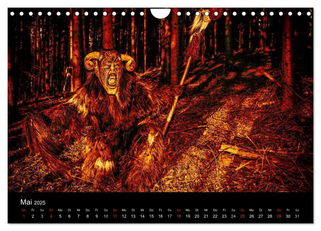 Bild: 9783435574551 | Perchten und Krampusse im Voralpenland (Wandkalender 2025 DIN A4...