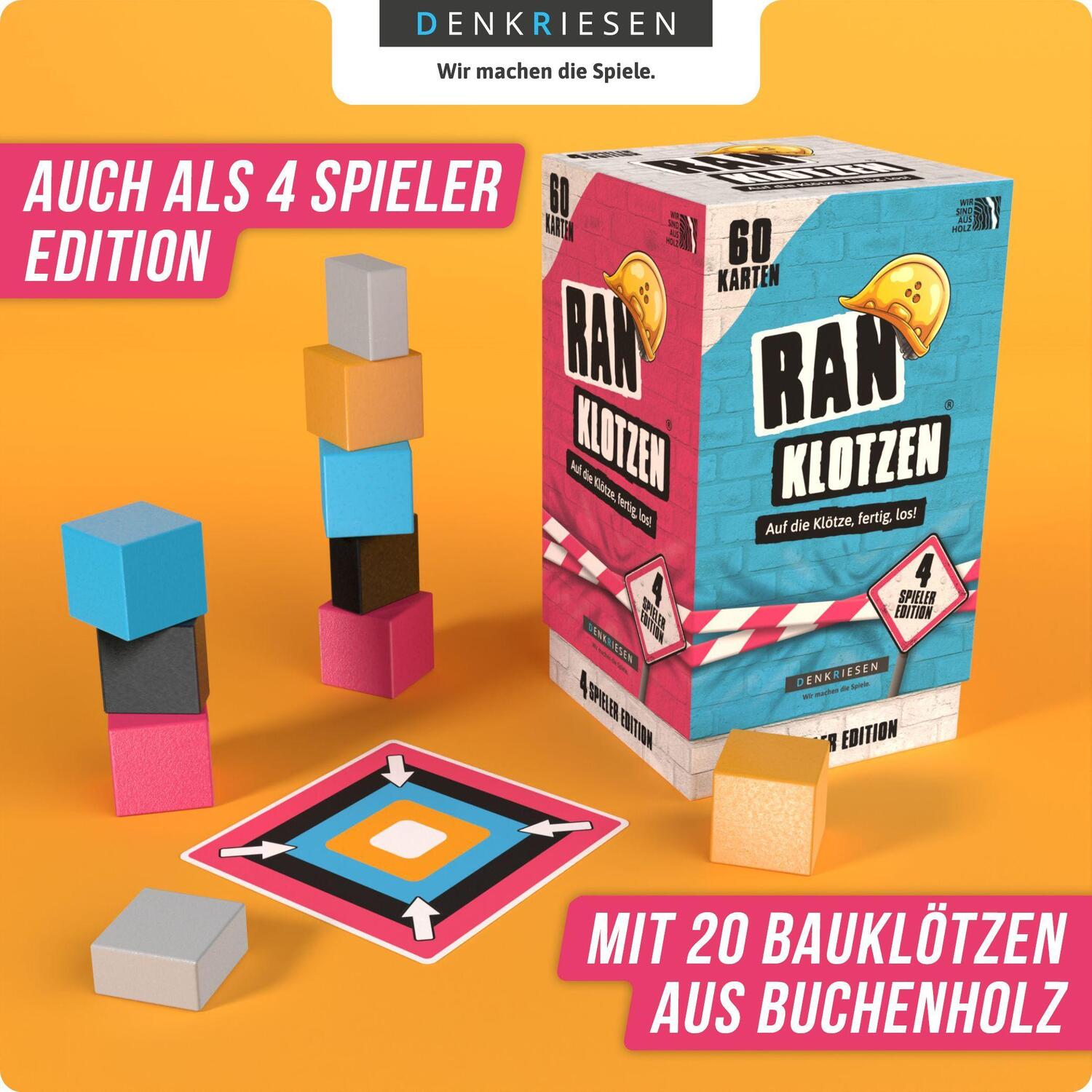 Bild: 4260528092062 | RANKLOTZEN® - "Auf die Klötze, fertig, los!" - 6 Spieler Edition