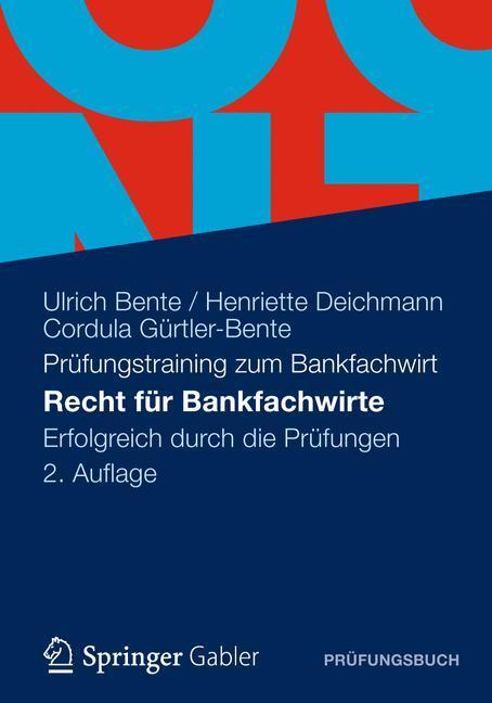 Cover: 9783834933645 | Recht für Bankfachwirte | Erfolgreich durch die Prüfungen | Buch | xv