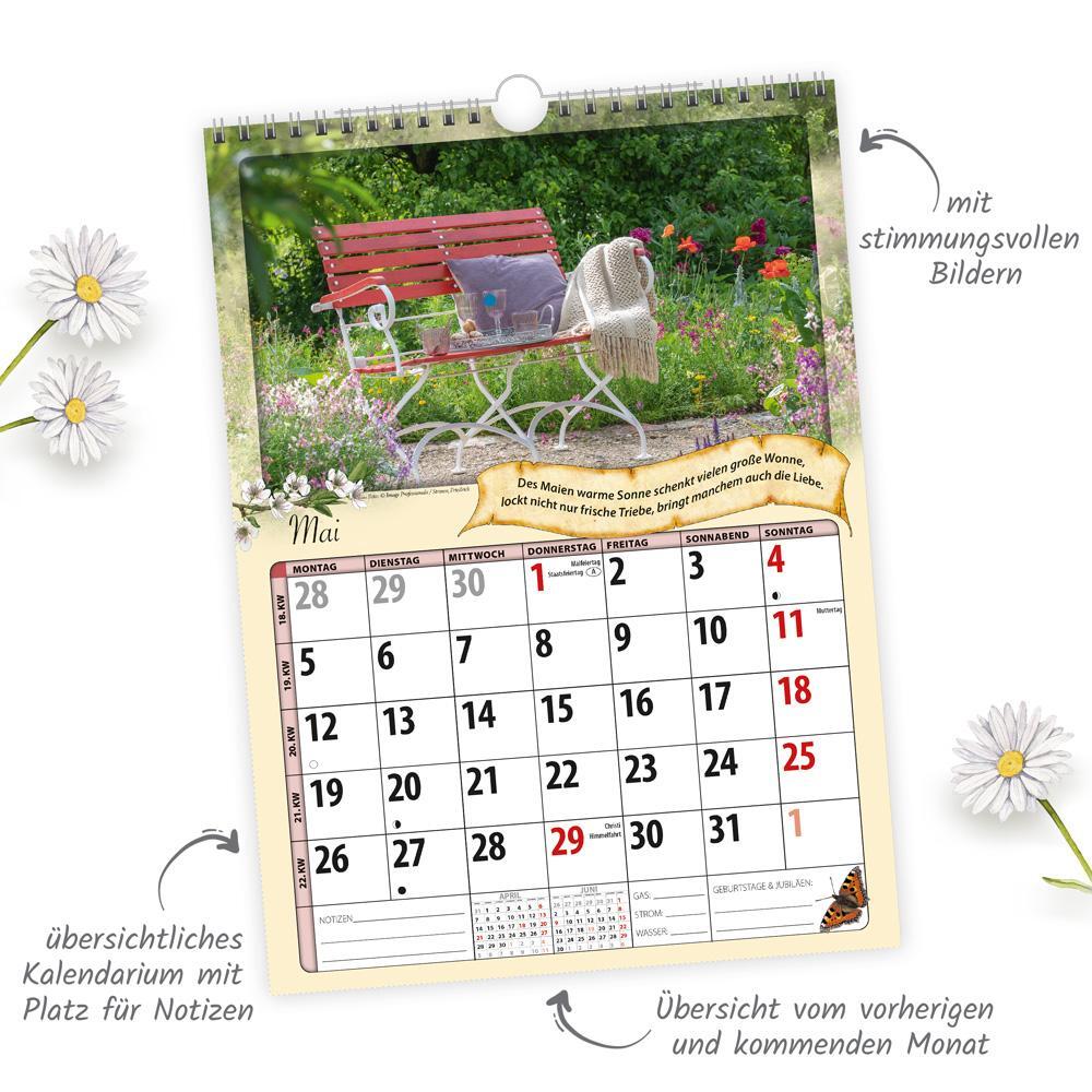 Bild: 9783988022066 | Trötsch Classickalender Rentnerkalender 2025 | Wandkalender | KG