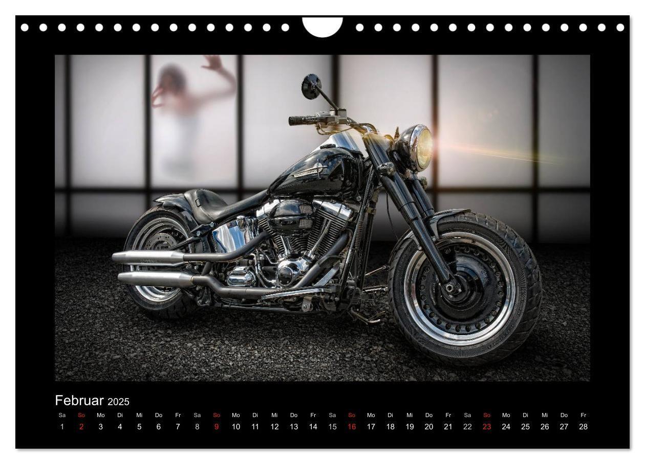 Bild: 9783435709342 | Motorrad-Träume ¿ Chopper und Custombikes (Wandkalender 2025 DIN A4...