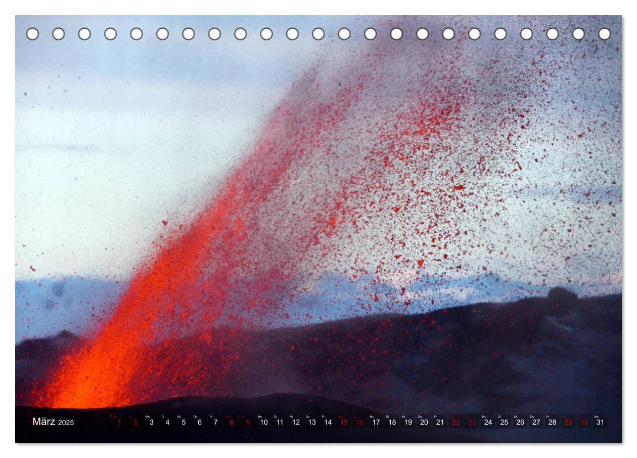 Bild: 9783435435296 | Vulkane - Magma, Lava, Eruptionen (Tischkalender 2025 DIN A5 quer),...