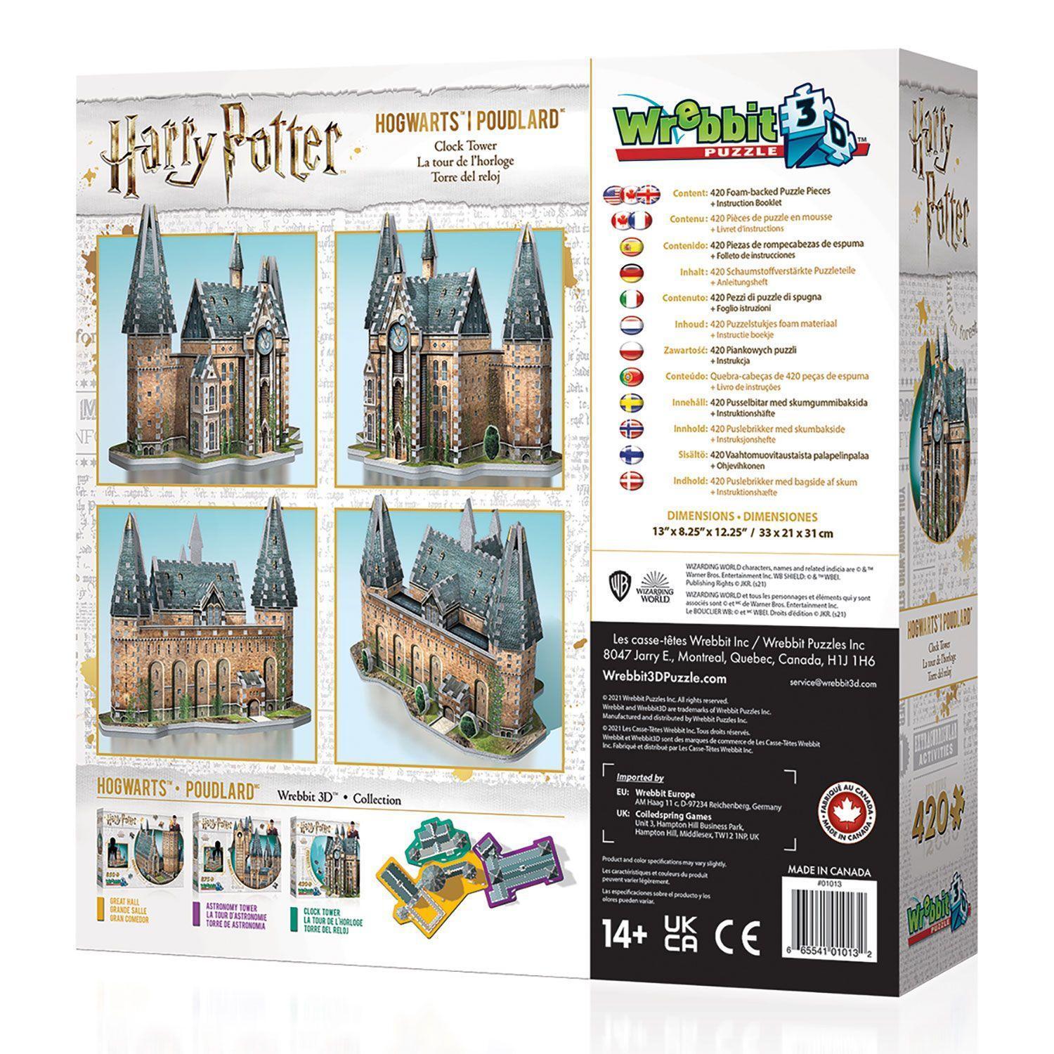 Bild: 665541010132 | Hogwarts Clocktower Harry Potter (420 Teile) - 3D-Puzzle | 3D-PUZZLE