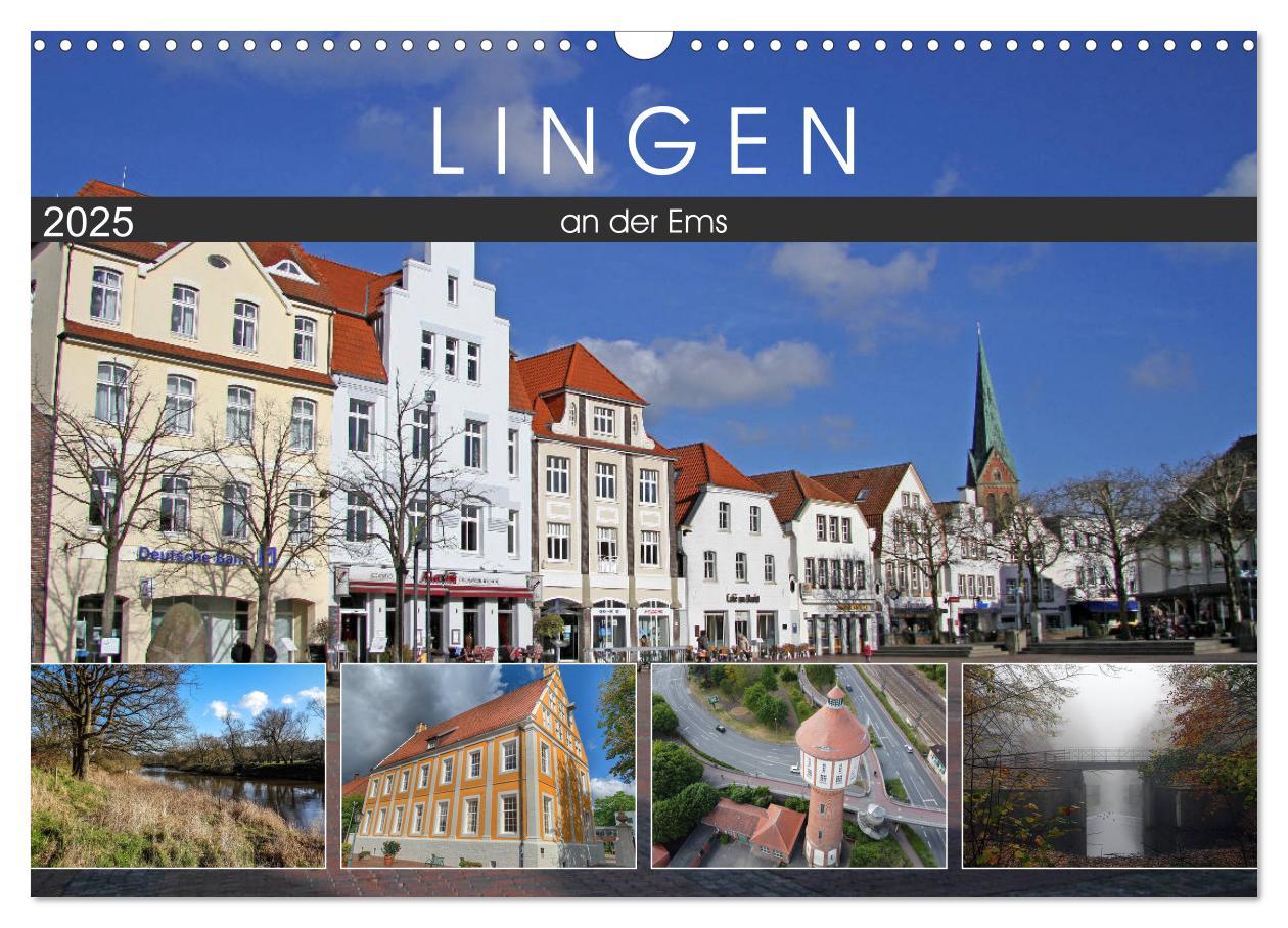 Cover: 9783435737994 | LINGEN an der Ems (Wandkalender 2025 DIN A3 quer), CALVENDO...