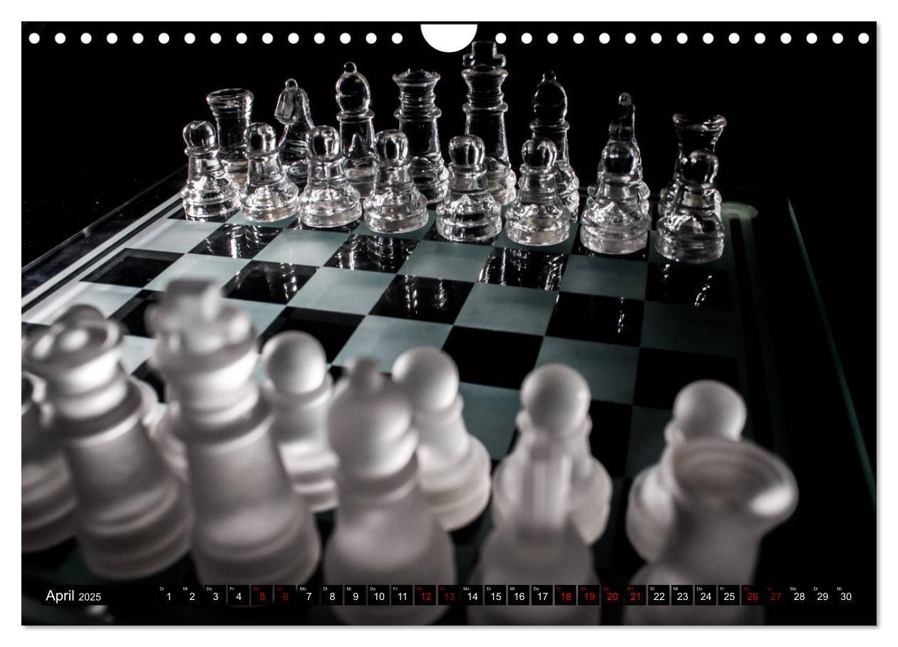 Bild: 9783435398614 | SCHACH - Spiel der Könige (Wandkalender 2025 DIN A4 quer), CALVENDO...