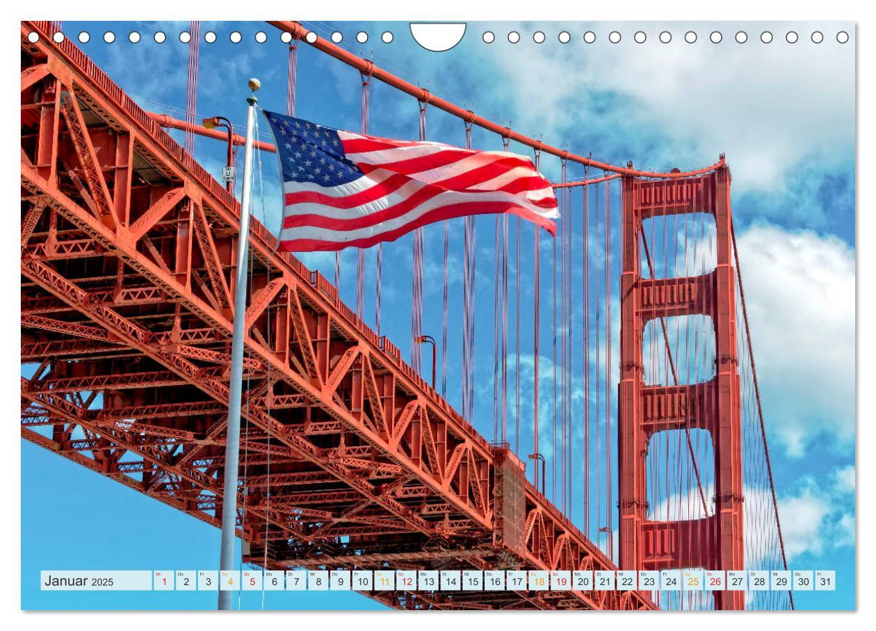 Bild: 9783435352142 | Golden Gate Bridge - Synonym für San Francisco (Wandkalender 2025...