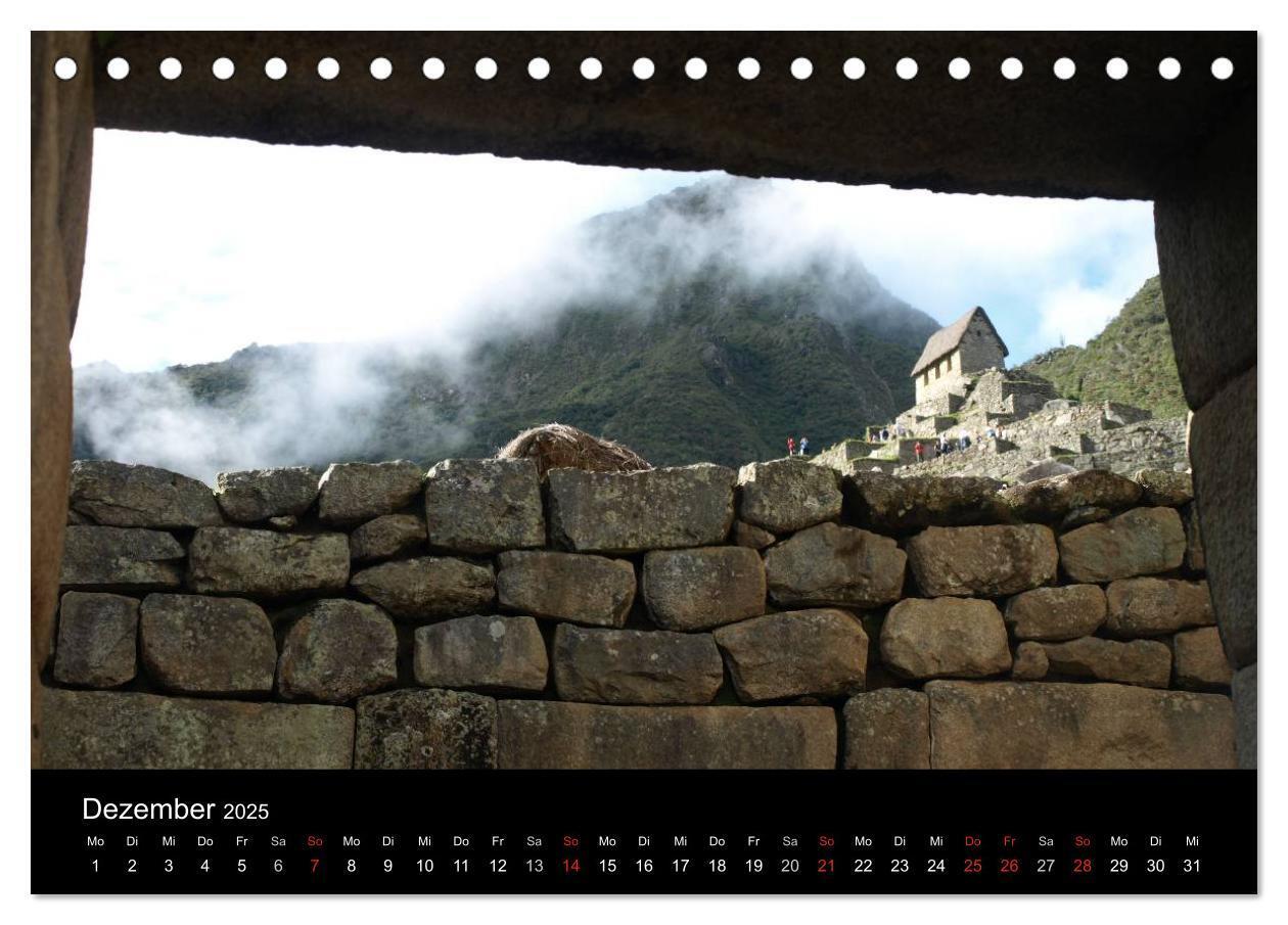 Bild: 9783435667383 | Machu Picchu - Die Stadt in den Wolken (Tischkalender 2025 DIN A5...