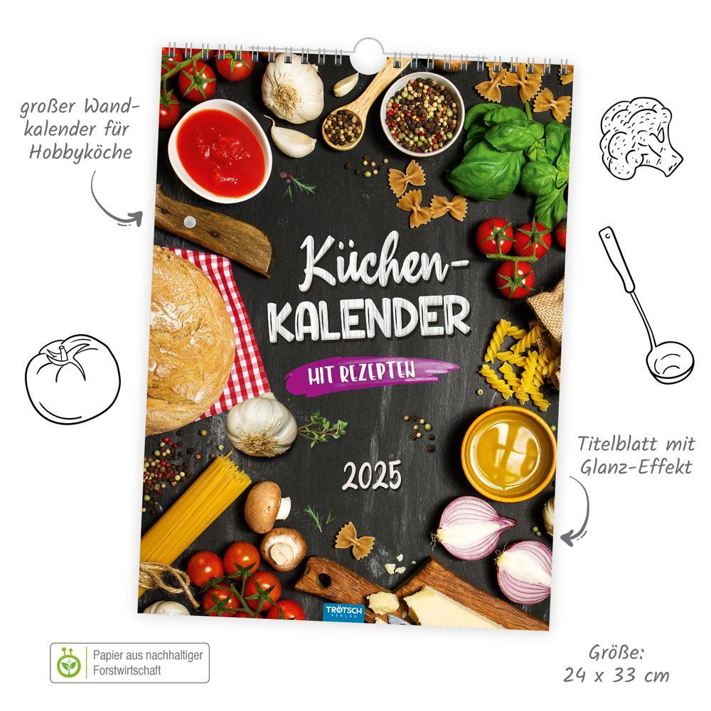 Bild: 9783988022011 | Trötsch Classickalender Küchenkalender 2025 | Wandkalender | KG | 2025