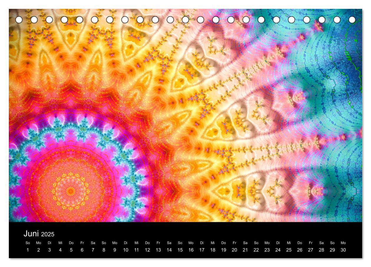 Bild: 9783435390687 | mandala-art (Tischkalender 2025 DIN A5 quer), CALVENDO Monatskalender