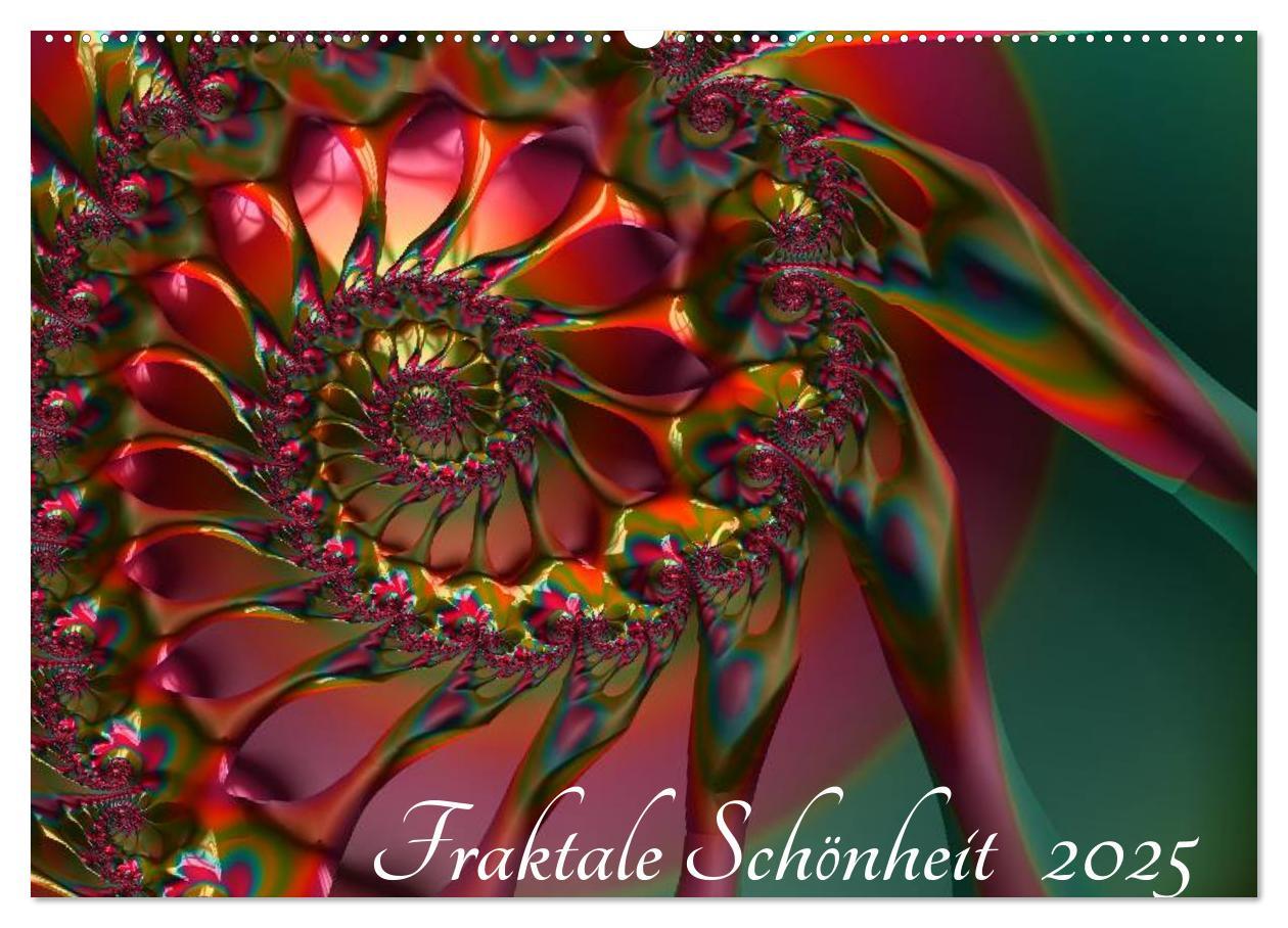 Cover: 9783435632923 | Fraktale Schönheit 2025 (Wandkalender 2025 DIN A2 quer), CALVENDO...