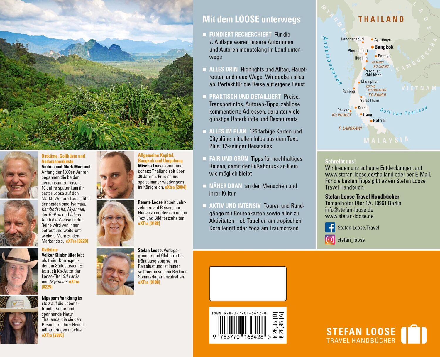 Rückseite: 9783770166428 | Stefan Loose Reiseführer Thailand, Der Süden | mit Reiseatlas | Buch