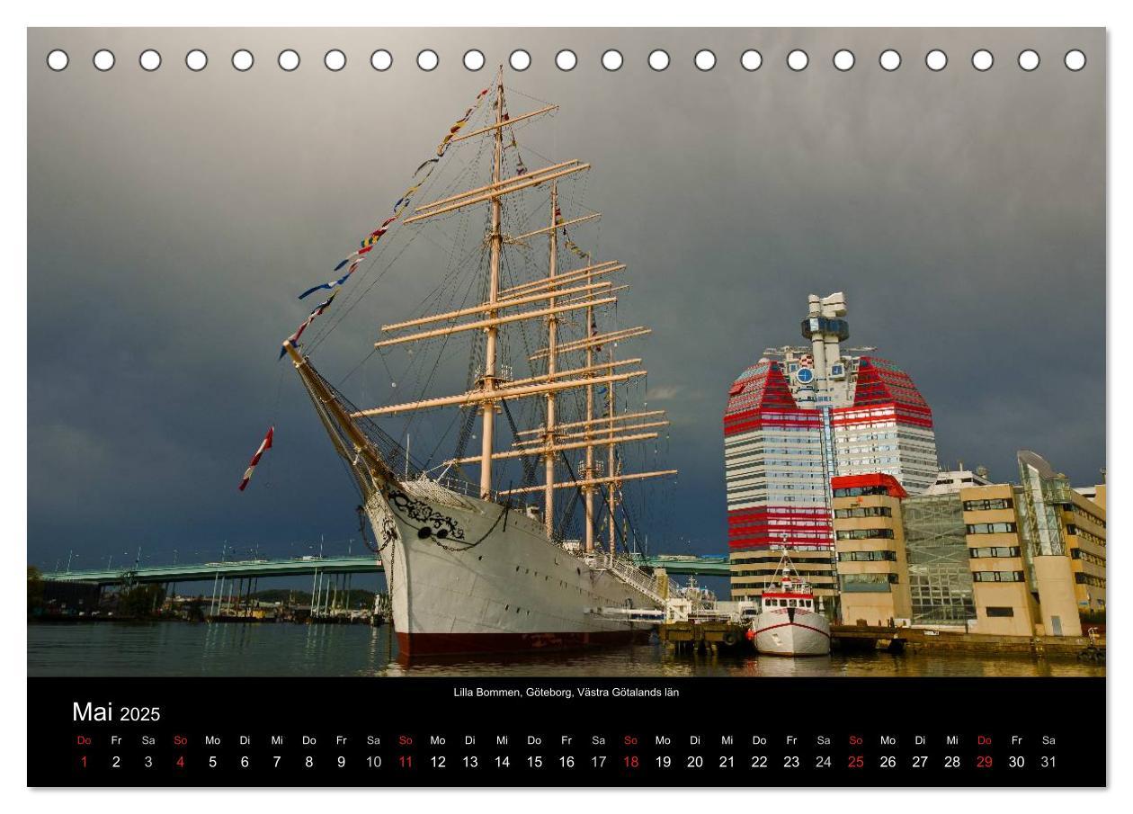 Bild: 9783435563845 | Südschweden (Tischkalender 2025 DIN A5 quer), CALVENDO Monatskalender