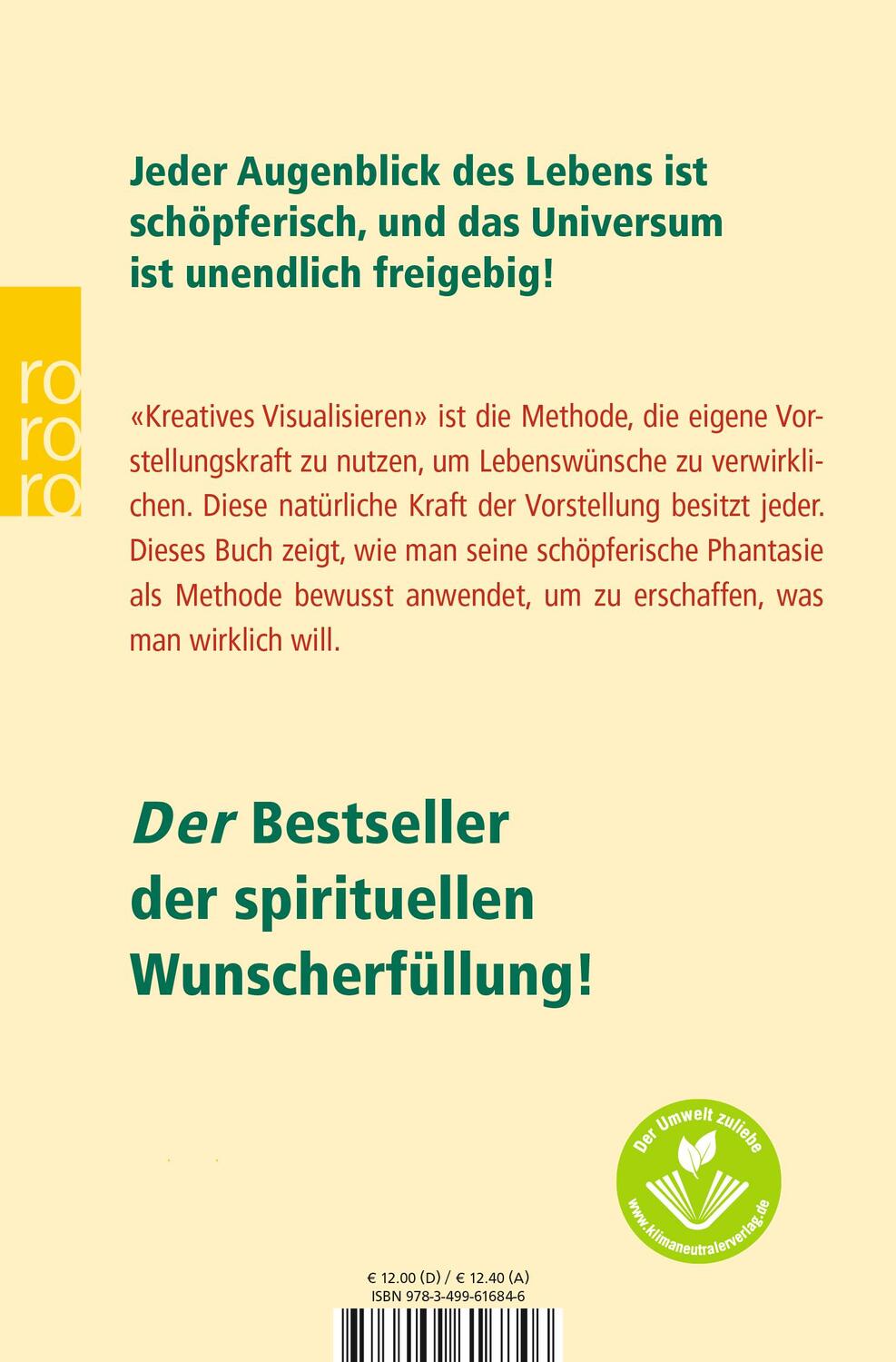 Rückseite: 9783499616846 | Stell dir vor | Kreativ visualisieren | Shakti Gawain | Taschenbuch