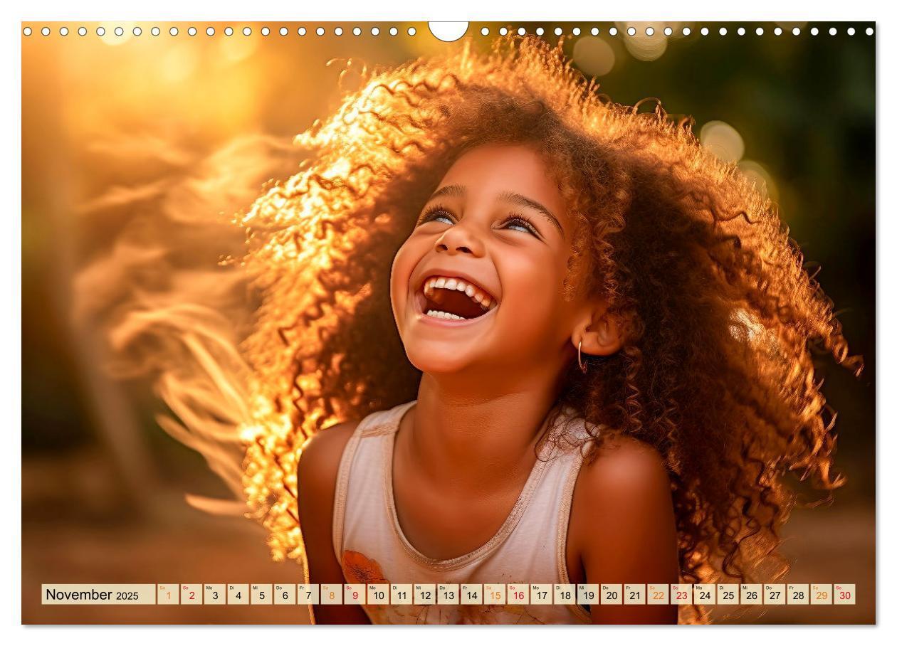 Bild: 9783383863110 | Kinder Lachen (Wandkalender 2025 DIN A3 quer), CALVENDO Monatskalender