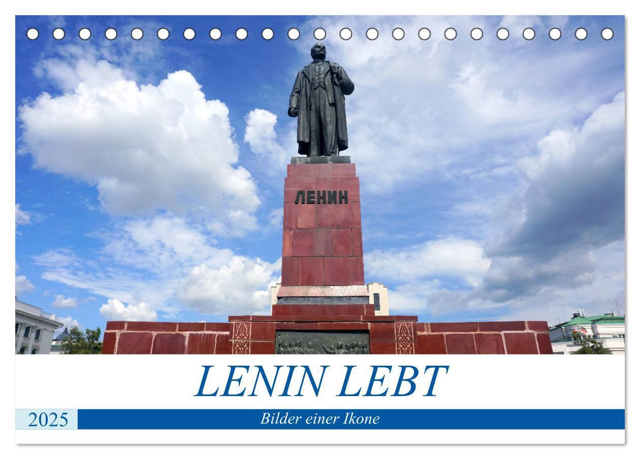 Cover: 9783435588800 | LENIN LEBT - Bilder einer Ikone (Tischkalender 2025 DIN A5 quer),...