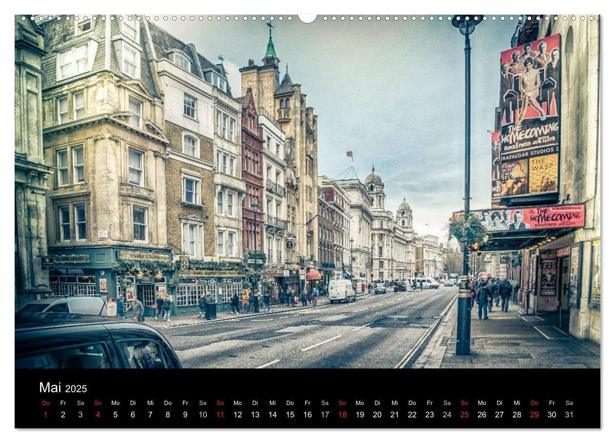 Bild: 9783435489152 | London an der Themse (Wandkalender 2025 DIN A2 quer), CALVENDO...