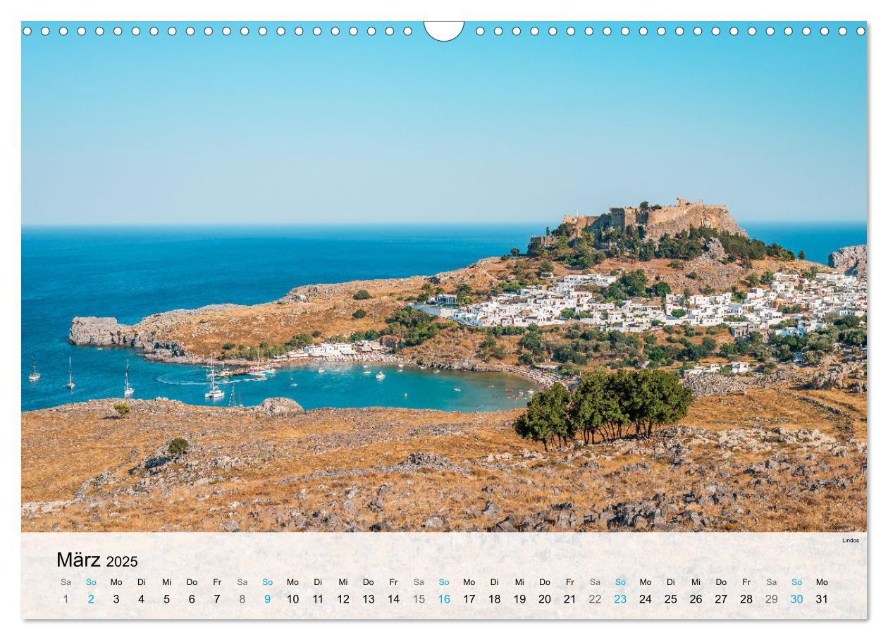 Bild: 9783383926303 | Rhodos - Die Highlights der Insel (Wandkalender 2025 DIN A3 quer),...