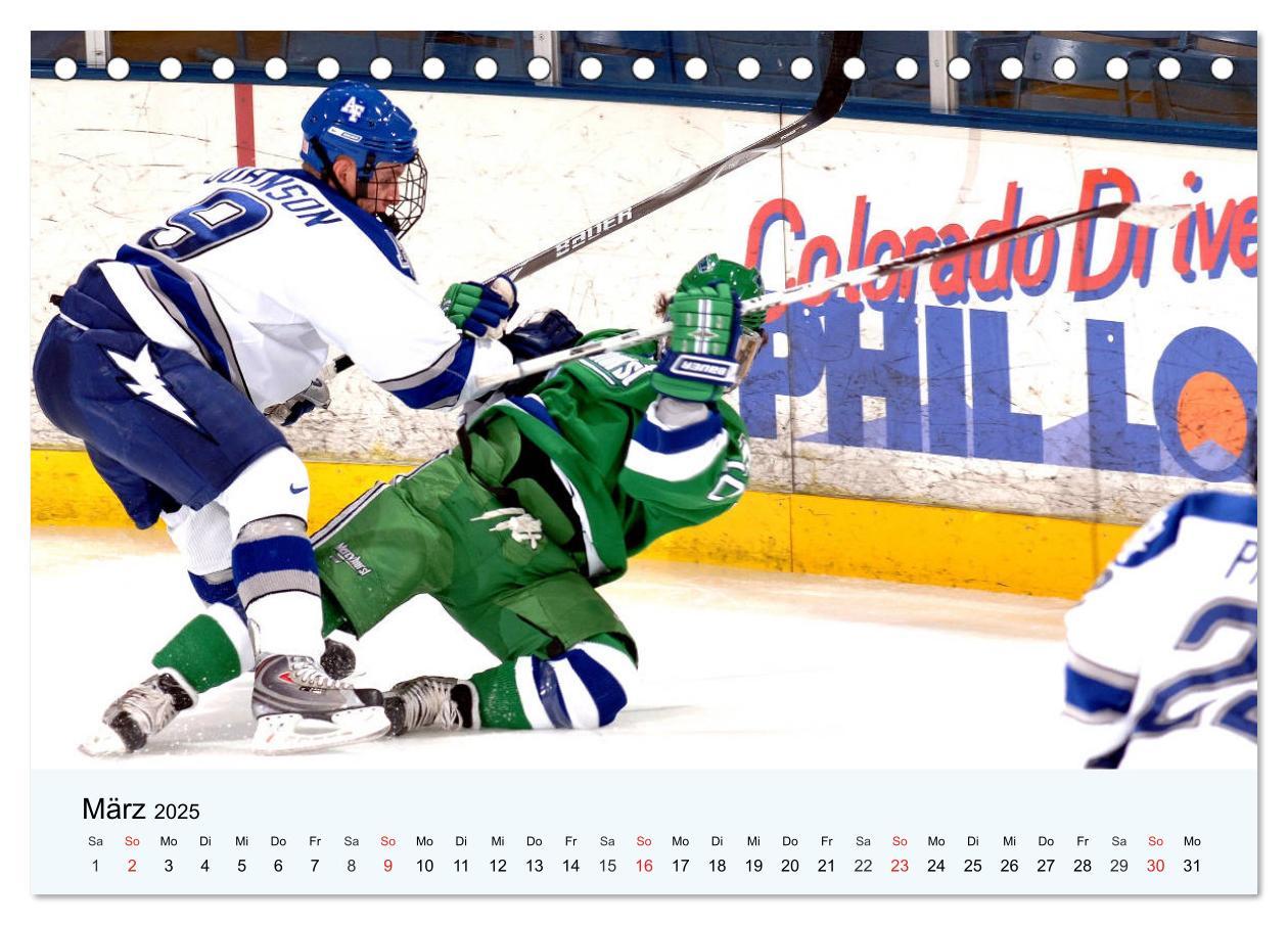 Bild: 9783435178872 | Eishockey. Dynamik, Athletik und Präzision! (Tischkalender 2025 DIN...