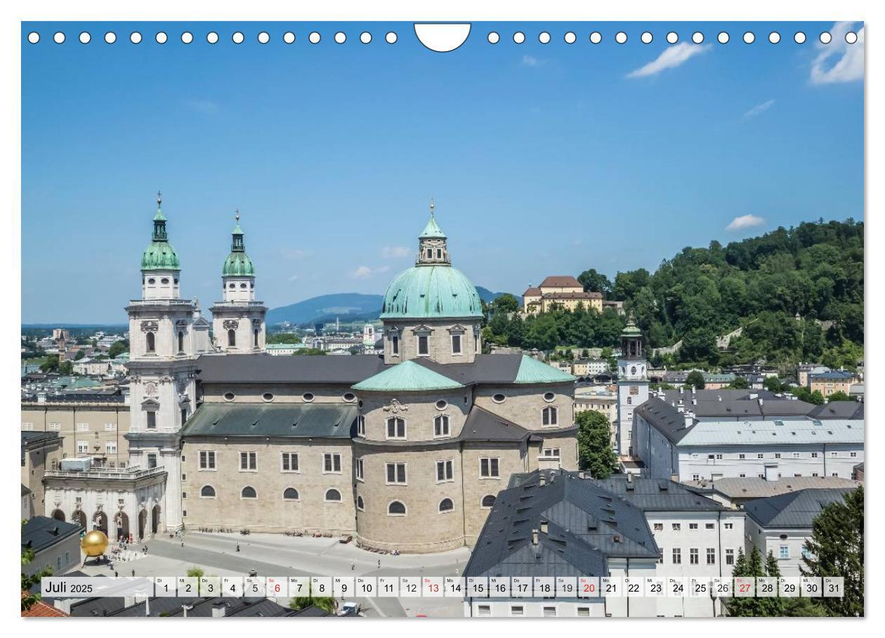 Bild: 9783435594795 | Charmantes Stadtherz SALZBURG (Wandkalender 2025 DIN A4 quer),...