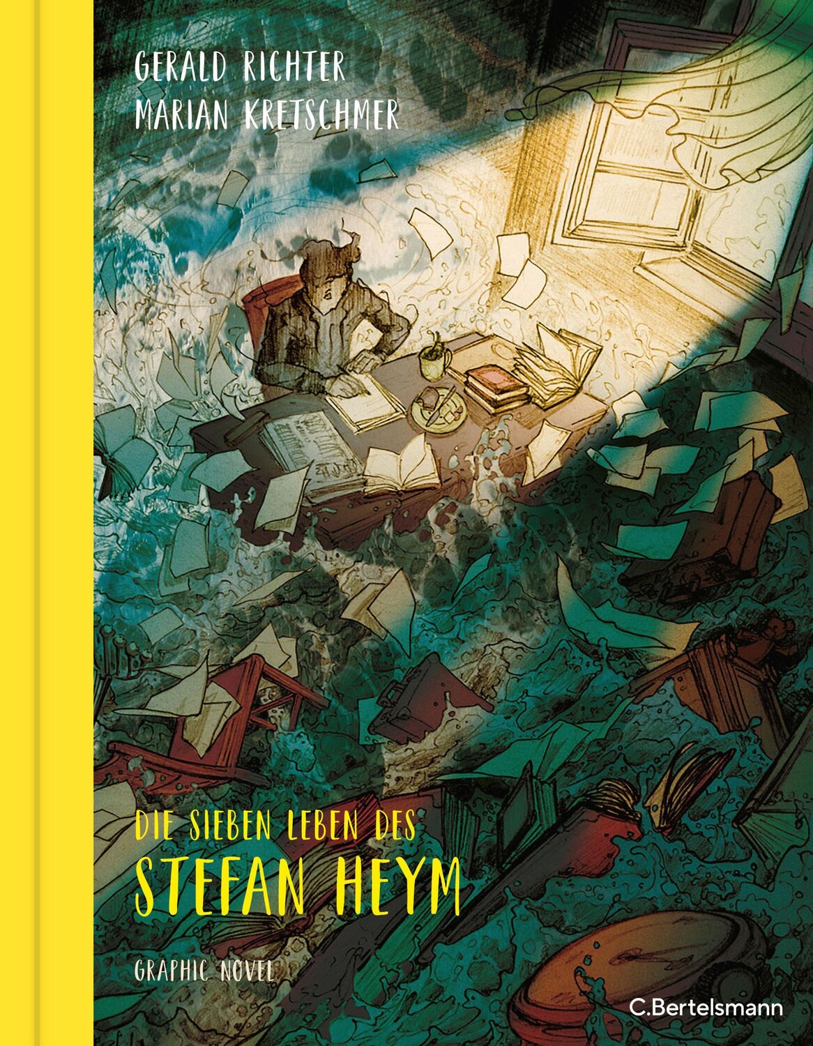 Cover: 9783570104712 | Die sieben Leben des Stefan Heym (Graphic Novel) | Gerald Richter