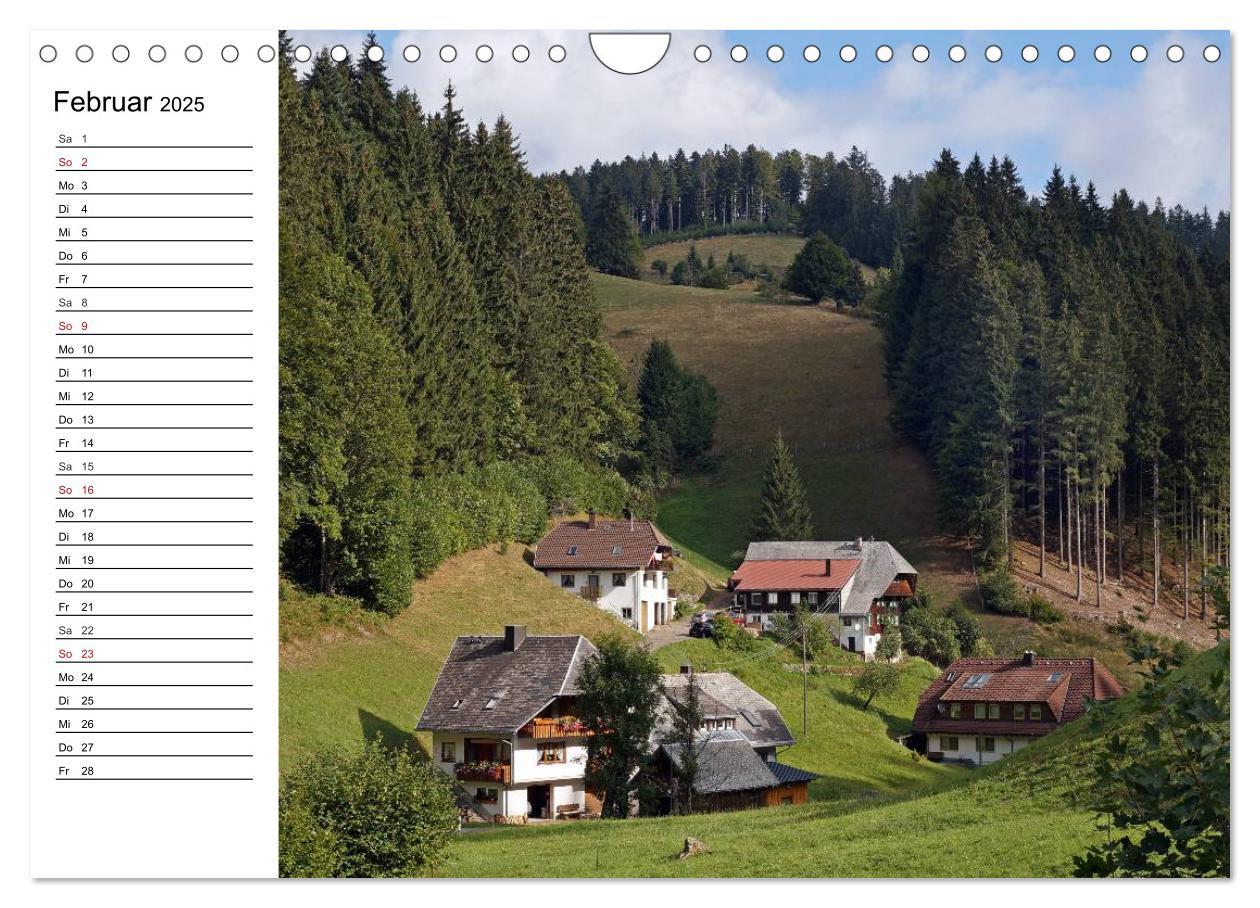 Bild: 9783435525058 | Südschwarzwald - Impressionen (Wandkalender 2025 DIN A4 quer),...