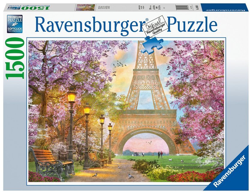 Cover: 4005556160006 | Verliebt in Paris (Puzzle) | Spiel | In Spielebox | 16000 | Deutsch