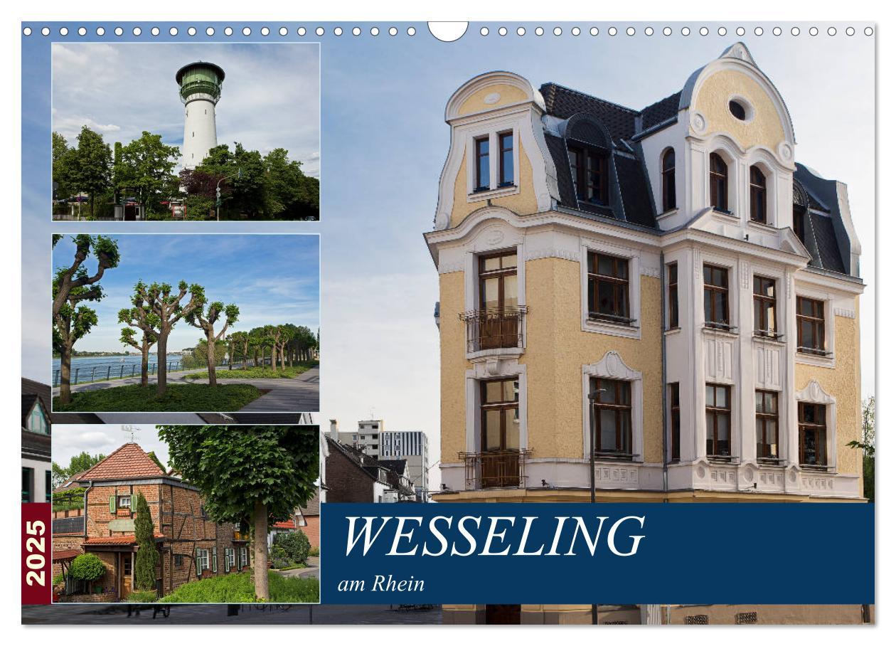 Cover: 9783435338719 | Wesseling am Rhein (Wandkalender 2025 DIN A3 quer), CALVENDO...