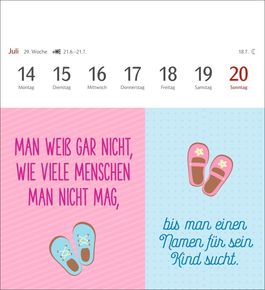 Bild: 9783840034190 | Der fette Vogel bricht den Ast Postkartenkalender 2025 -...