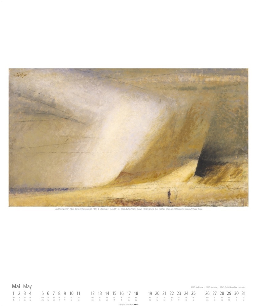 Bild: 9783839900147 | Lyonel Feininger Kalender 2025 | Lyonel Feininger | Kalender | 14 S.