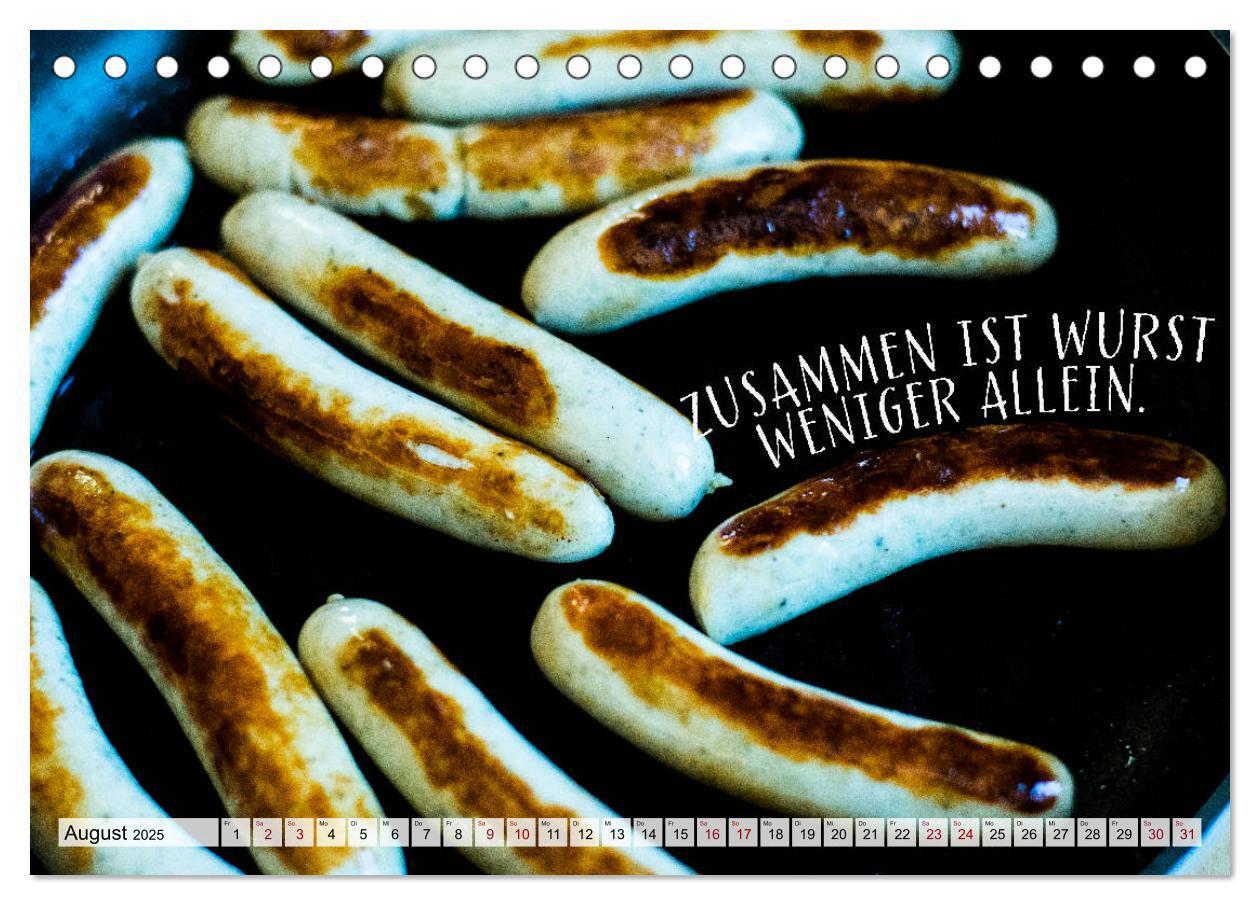 Bild: 9783435094042 | Wurstkalender. Es geht um die Wurst. (Tischkalender 2025 DIN A5...