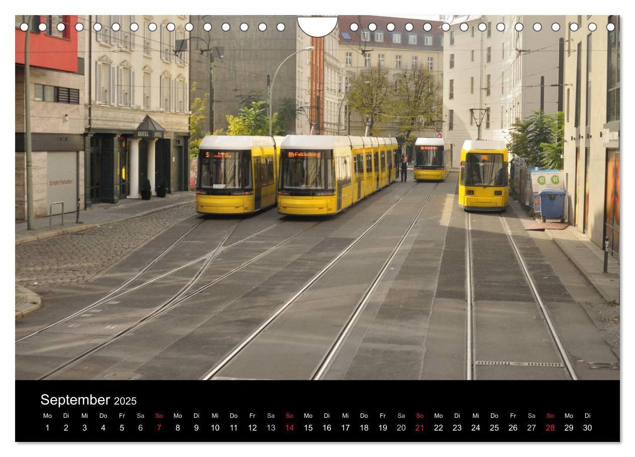 Bild: 9783435603862 | Auf Gleisen durch Berlin (Wandkalender 2025 DIN A4 quer), CALVENDO...