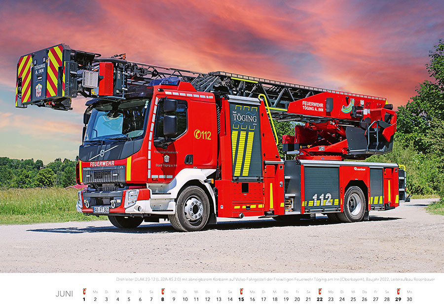 Bild: 9783966648165 | Feuerwehr Kalender 2025 Wandkalender | Hans-Joachim Profeld | Kalender