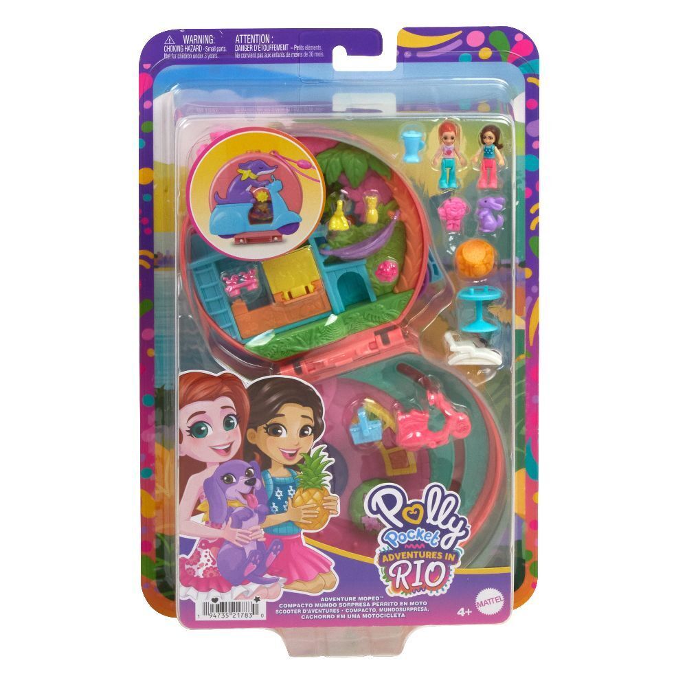 Cover: 194735217830 | Polly Pocket Adventure Moped Schatulle | Stück | Blister | HWN98