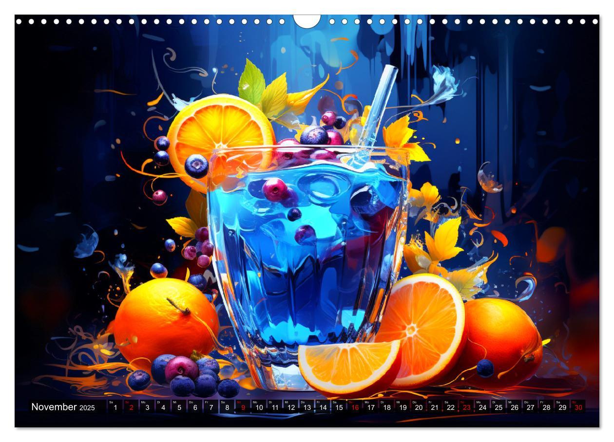 Bild: 9783383877490 | Cocktails. Fruchtige Getränke-Vielfalt (Wandkalender 2025 DIN A3...