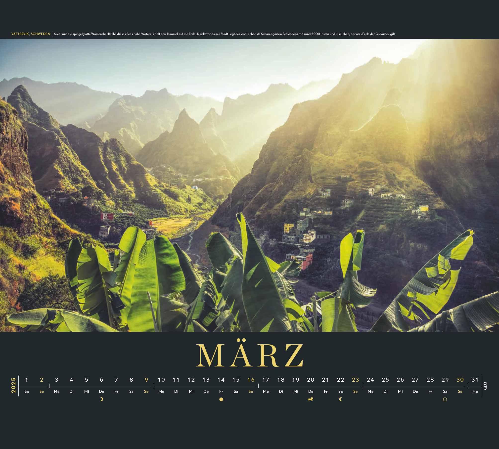 Bild: 4002725988829 | GEO Traumziele 2025 - Wand-Kalender - Reise-Kalender -...