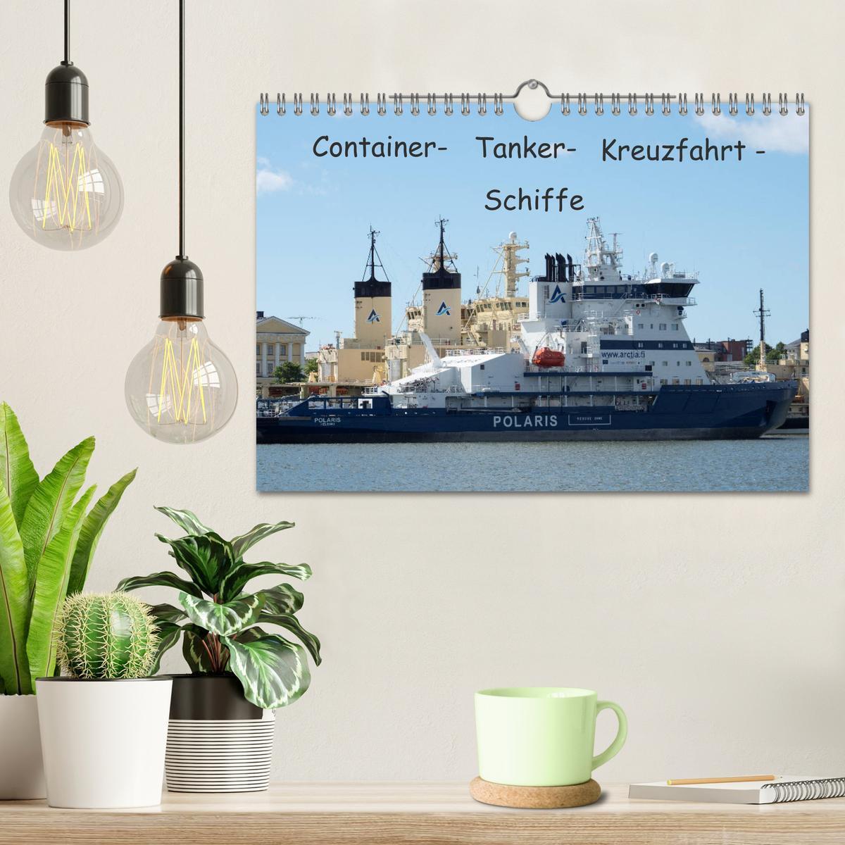 Bild: 9783435139538 | Container - Tanker - Kreuzfahrt - Schiffe (Wandkalender 2025 DIN A4...