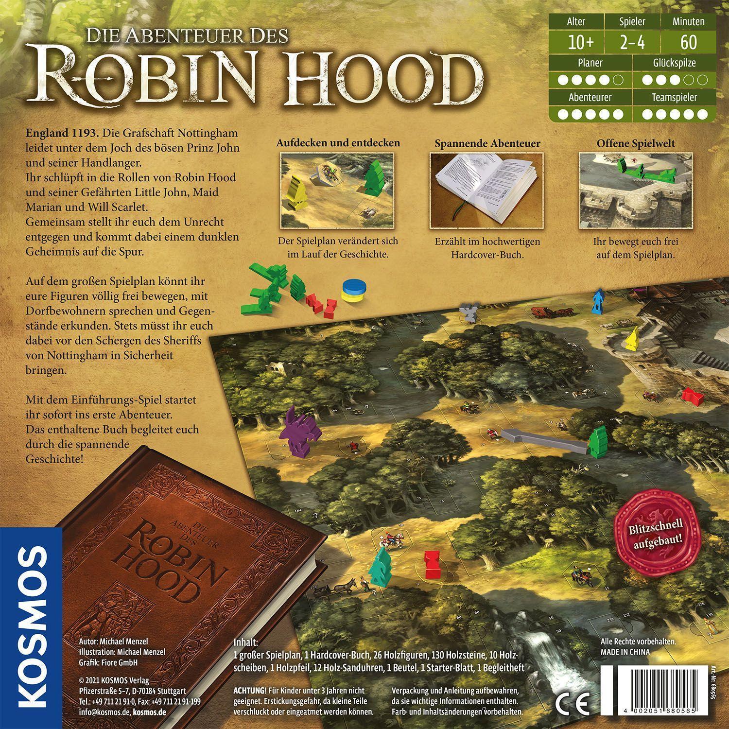 Bild: 4002051680565 | Die Abenteuer des Robin Hood | Michael Menzel | Spiel | Deutsch | 2021