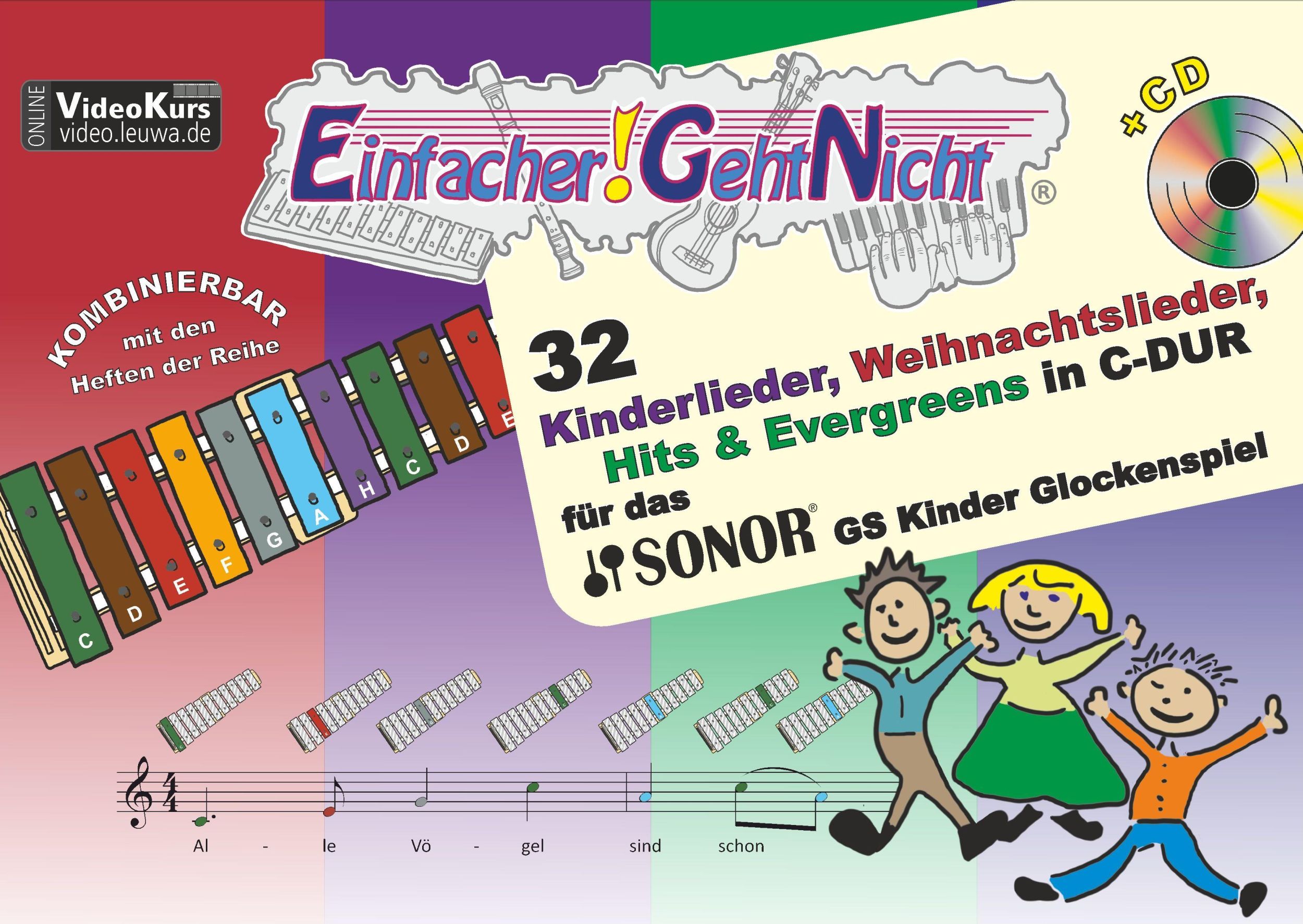 Cover: 9783940533609 | Einfacher!-Geht-Nicht: 32 Kinderlieder, Weihnachtslieder, Hits &amp;...